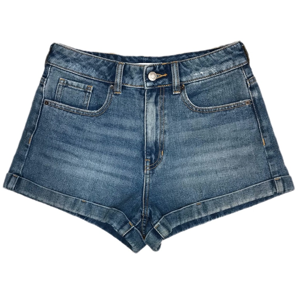 PacSun Women’s Denim Shorts size 26 Mom Shorts EUC, 100% cotton denim